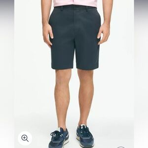 Brooks Brothers Men's Navy Blue Lightweight Advantage Chino Shorts M-223 Sz 35